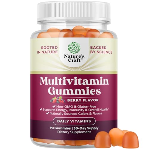 Multivitamin for Women and Men - Vegan Multivitamin for Men Gummies with Zinc & B Complex Vitamins...