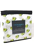 Cynthia-Rowley Dancing Avacado 100% Microfiber Full 4-PC Sheet Set