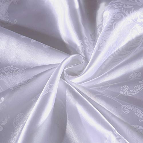 HNHDDZ Set di Biancheria da Letto Jacquard Raso