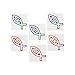 RELIGIOUS FISH TATTOOS (6 DOZEN) - BULK
