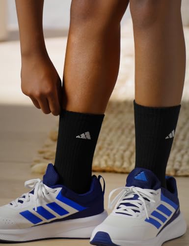 adidas Kids Athletic Cushioned Crew Socks 6 Pairs - image 2