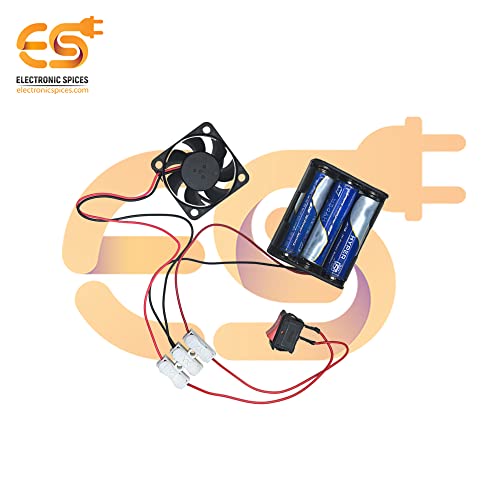 Image of Electronic Spices Diy Mini Exhaust Fan Kit Starter Kit With Video Tutorial & User Manual For Boys And Girls