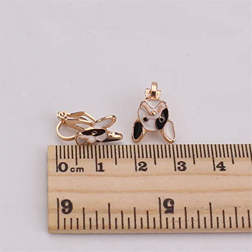 Cute Cartoon Animal Shape Clip on Earrings Non Pierced Luxury Fashion Small Clip Earrings3