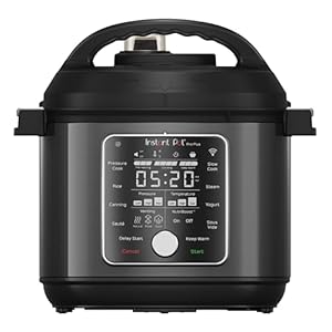 Instant Pot Pro Plus Multi-Cooker, Pressure Cooker, Slow Cooker, Rice Cooker, Steamer, Sauté, Steriliser, Yogurt Maker, Sous Vide, Canner, Wifi Controlled/Programmable – 5.7 Litre