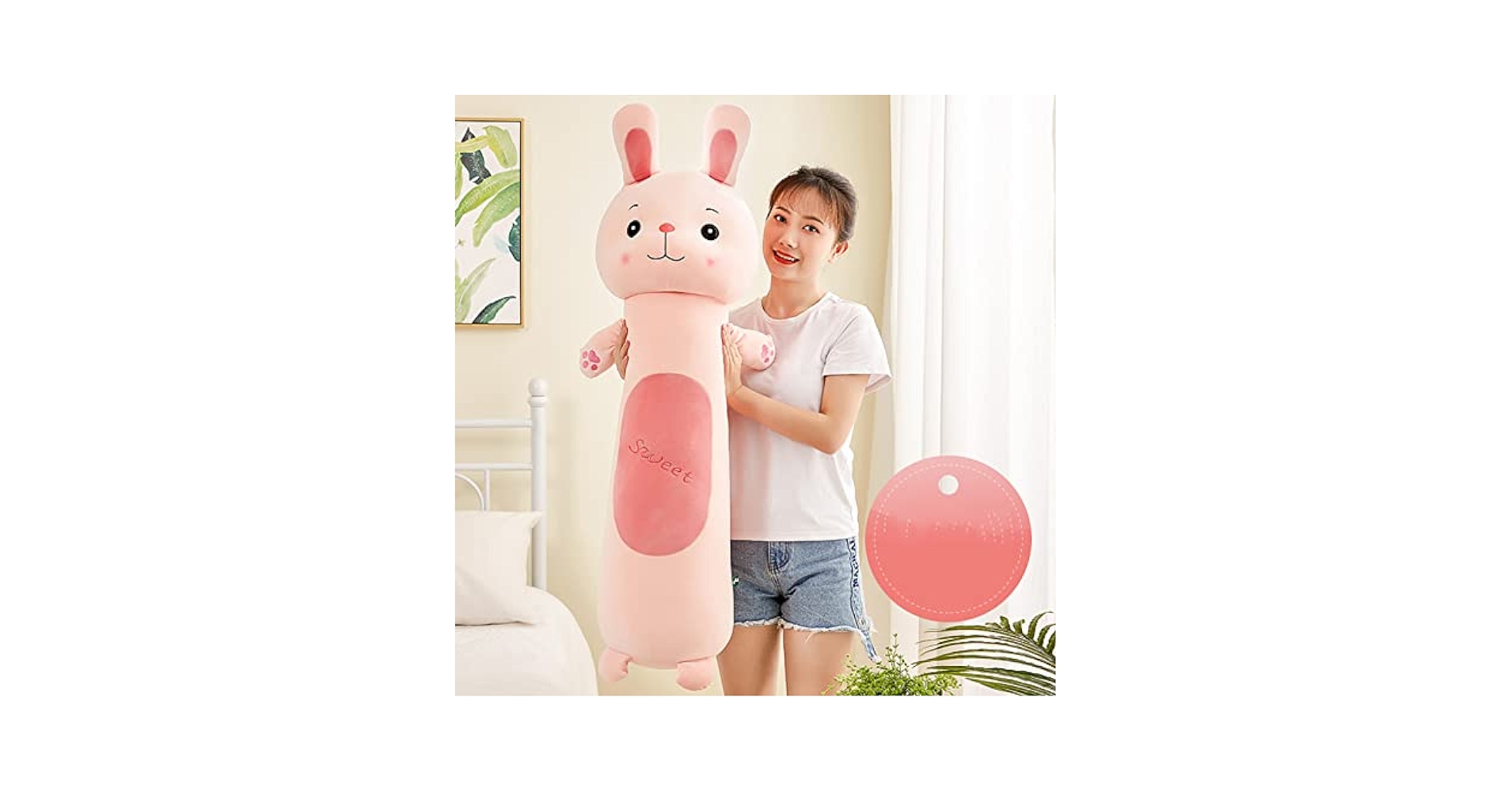 Amazon.co.jp: [ハウスXIN] ウサギ抱き枕 ウサギぬいぐるみ