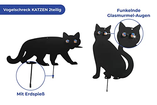 WENKO Vogelschreck Katzen, 2er Set