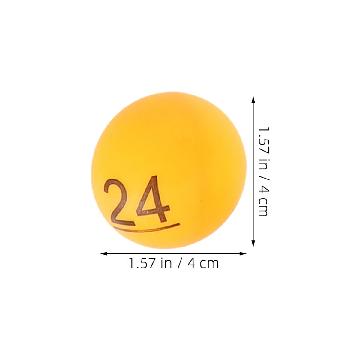 Boules de Loto Numérotées 1 à 90 en Plastique Coloré 4 cm pour Jeux de Bingo et Tombola