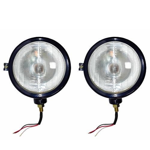 Ensemble de lampe à tête bleu foncé pour tracteur Massey Ferguson 35 135 11000303