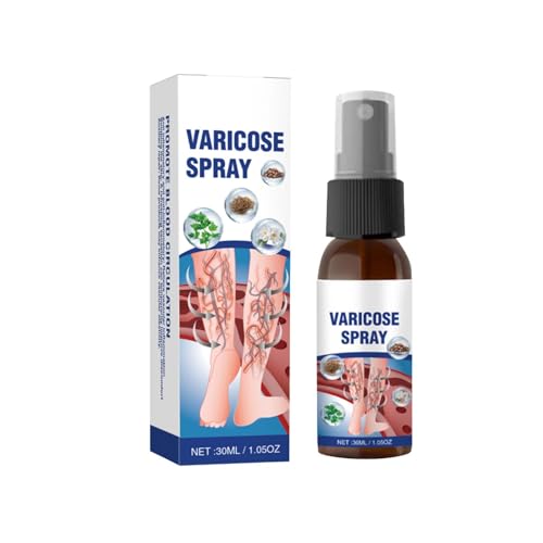 Spray para Varice en Piernas, Spray natural para la circulación y el alivio de las piernas con extractos botánicos, y alivia las piernas cansadas (1)