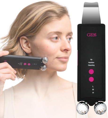 GESS Exfoliante Ultrasónico y Masajeador Facial GESS-689