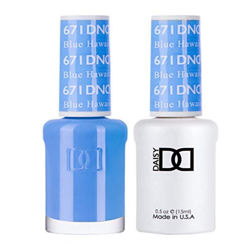 DND 671 Blue Hawaiian Gel & Matching Polish Set - DND Gel & Lacquer