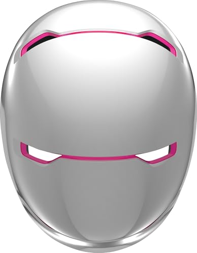 ABUS Stadthelm Scraper 3.0 ERA - Robuster Fahrradhelm inkl. Ohrenwärmer für den Winter - für Damen und Herren - Weiß/Pink, Größe L