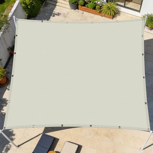 Voile d'ombrage étanche rectangulaire protection UV extérieur balcon