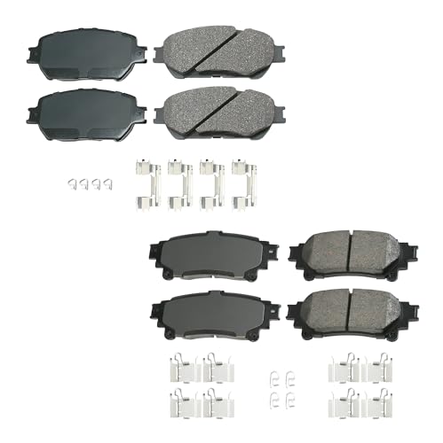 Akebono ProACT Front and Rear Ceramic Brake Pads Kit For Lexus IS250 C F Sport