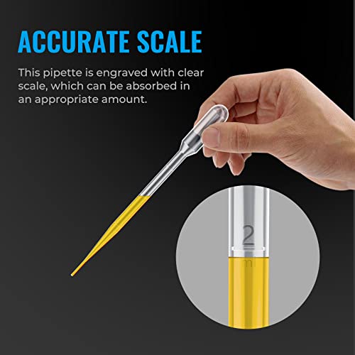 Vabiooth VB-TP3ML-20-US 20Pcs 3Ml Disposable Plastic Transfer Pipettes Calibrated Dropper thumb #2