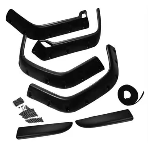 Protecteur de sourcil de roue pour Jeep Wrangler TJ 1997-2006, bande d'arc de voiture noire