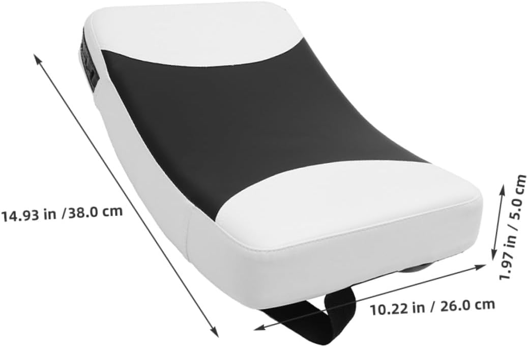STOBAZA Kick Shield for Taekwondo and Kickboxing, Compact Black and White Curved Sparring Training Pad, Sturdy Striking Target for Martial Arts Practice and Blocking Exercises