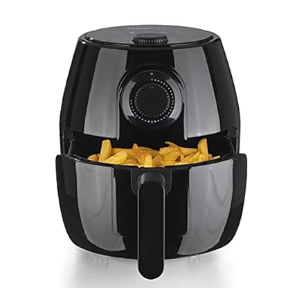 MAXXMEE Heißluftfritteuse 4 Liter | Kombination - Heißluftofen, Grill & Fritteuse | Mit Timerfunktion & automatischer Abschaltung | Frittieren, Grillen, Backen, Auftauen, Erhitzen, Warmhalten [1400W]