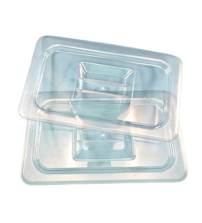 2 Pieces Top Hopper Plastic Covers Double Square Lids Parts Accessories Compatible for ZM-168 Soft Ice Cream Machines Fittings TQXLJX.Part