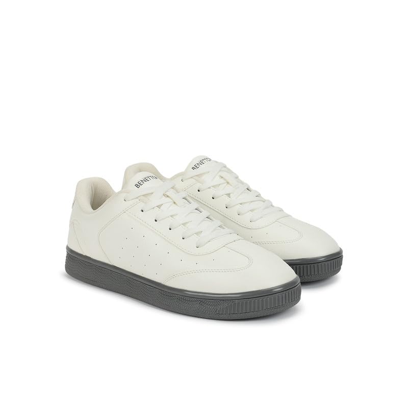 Image of United Colors of Benetton Mens United Colors of Benetton Perforations Lace-ups Plane Sneakers Sneaker