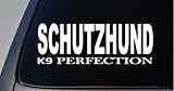Schutzhund German Shepherd training sleeve k9 canine sticker decal collar lead *C526*