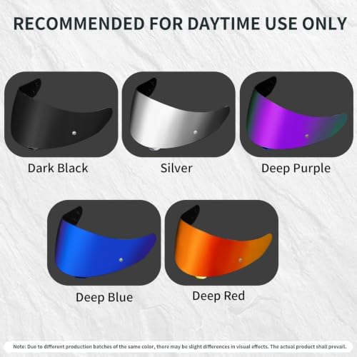 Image of PSLER Shatterproof Helmet Visor for HJ17,C90,C91,SY&CL-MAX 3,Deep Gold Red | Impact-Resistant ,UV400 Protection, Motorcycle Tinted Face Shield for HJ17,C90,C91,CL-MAX 2, IS-MAX BT, SY-MAX 3, IS-MAX 2