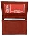 Business Card Holder (Leather) burgundey