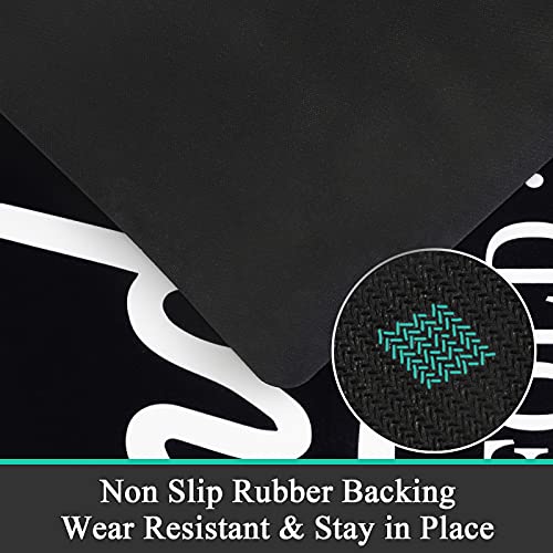 Image of Pauwer Farmhouse Laundry Room Rugs Runner 20 inchx48 inch Non Slip Waterproof Laundry Mats Kitchen Floor Carpet Durable Cushioned Natural Rubber Foam Area Rug for Laundry Room Kitchen Bathroom