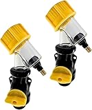 Water Heater Cleaning and Flushing Tool - Breaks Up Clogs, Stirs and Removes Sediment and Dirt from Electric or Gas Water Heaters (2POS)