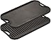 Lodge LPGI3 Cast Iron Reversible Grill/Griddle, 20-inch x 10.44-inch, Black