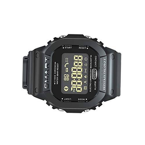 ZYElroy Sport imprägniert Schrittzähler Einstellbare Gesunde Smart-Armband-Uhr-Armband Fluorescent Dial