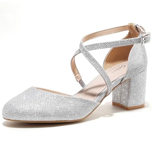 Greatonu Bombas con Correa en el Tobillo para Mujer, Bombas con tacón Alto para Mujer con Correas Cruzadas y Puntera Cerrada, Bodas y Fiestas Plateado EU 40 | Ya disponible en tu tienda friki favorita! En mundofriki.es! Greatonu Bombas con Correa en el Tobillo para Mujer, Bombas con tacón Alto para Mujer con Correas Cruzadas y Puntera Cerrada, Bodas y Fiestas Plateado EU 40 | Ya disponible en tu tienda friki favorita! En mundofriki.es!