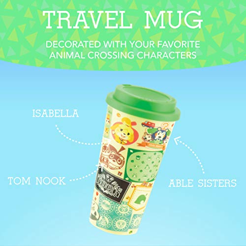Paladone Pp7723Nn Animal Crossing Travel Mug Officially Licensed Merchandise, Plastic, Multicolour,350 Ml #TOP2