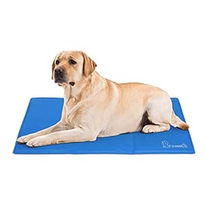 Pecute Koelmat voor honden en katten koelmat voor honden en katten koelkussen koel hondendeken koudgelpad voor katten en honden zelfkoelende mat blauw (4 grootte), XL （120 * 75 cm）, blauw