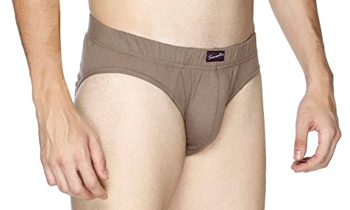Image of Semantic Men's Solid Cotton Brief Underwear - Pack of 3
