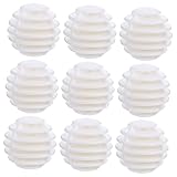 KITANDOVE 10 Piezas Pelota de Golf Piezas de de práctica para Mascotas Pelota de Entrenamiento Pelota de Rayas de práctica Pelota de Practica Caucho sintético