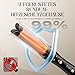 Kaltluft Lockenstab Automatisch – 32mm Beach Waves Curler, 4 Temperaturstufen (150–230°C), Anti-Verbrennungs, Automatischer Rotierender Lockenstab für Große & Kleine Locken, Roségold