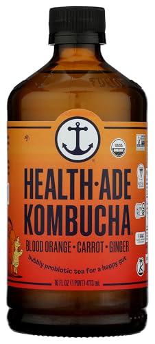 Health Ade, Kombucha Carrot Organic, 16 Fl Oz