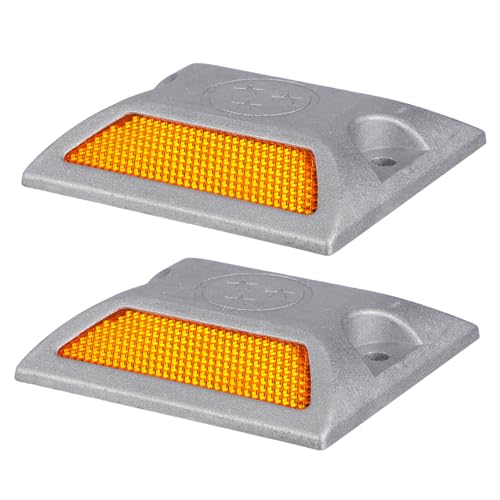Marcadores Reflectantes de Pavimento de Aluminio 2pcs miniatura 1