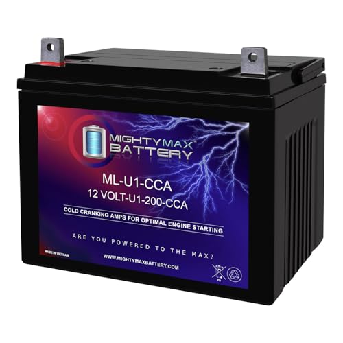 Mighty Max Battery ML-U1 12V 200CCA Battery for Toro 8-25 Rear Engine Riding Lawn Mower