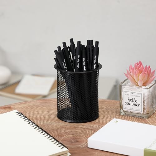 Mr. Pen bolígrafos retráctiles de gel, pack de 10, tinta negra miniatura 7
