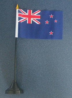 New Zealand Country Desk Table Top Flag