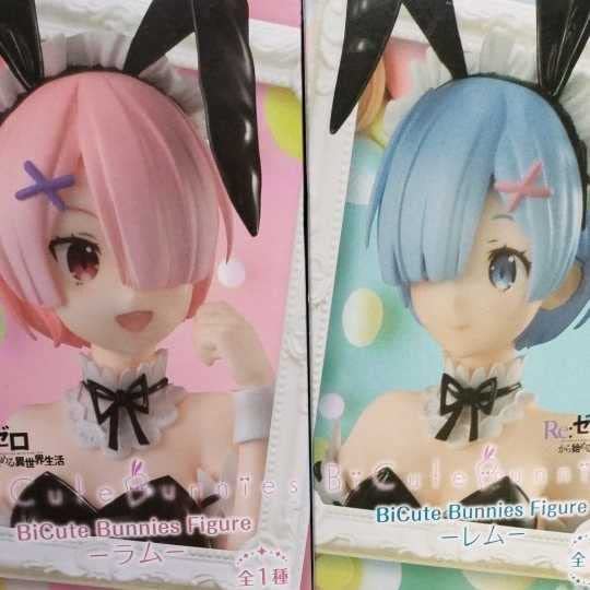 Amazon.co.jp: リゼロ Re:ゼロ レム ラム バニー フィギュア bicute
