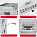 MNSSRN Commercial Electric Meat Cutter, Electric Commercial Fresh Meat Cutter, Stainless Steel Cutter Slicer, Used in Restaurants and Hotel Kitchens,3.5in