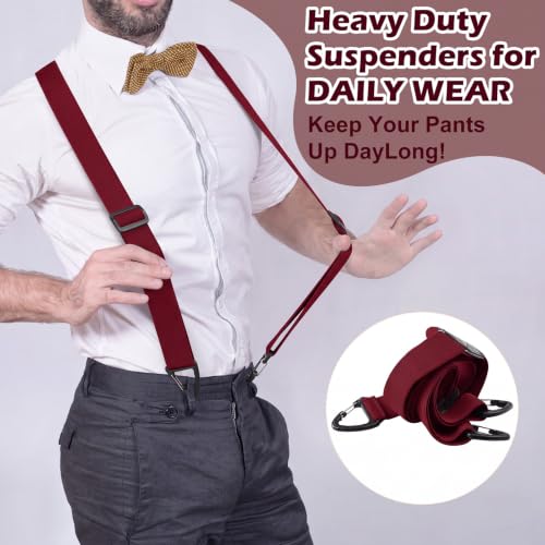 Image of Sintege X Back Hidden Suspenders for Men 1.5 Inch