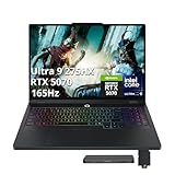 Lenovo Legion Pro 5 16' WQXGA 165Hz Gaming Laptop, Intel Ultra 9 275HX, 64GB RAM, 5TB Storage(4TB SSD+1TB Docking Station Set), GeForce RTX 5070, 24-Zone RGB Backlit Keyboard, WiFi 7, Win 11, Black