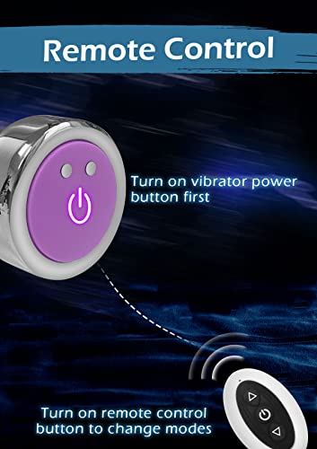 Vibrating Anal Plug, Kushor Stainless Steel Anal Vibrator With 7 Vibration Modes, Anal Sex Toys Vibrating Butt Plug, Butt Plugs Prostate Massagers, Anal Toy Juguete Sexual Adult Sex Toys & Games #TOP4