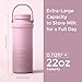 Momcozy 22oz Portable Breast Milk Cooler for Outdoor, Life Saver with 360° Total Cooling for 24 Hours, Larger Capacity Travel Breastmilk Chiller with 2pcs Baby Bottles for Breastmilk Storage, Pink