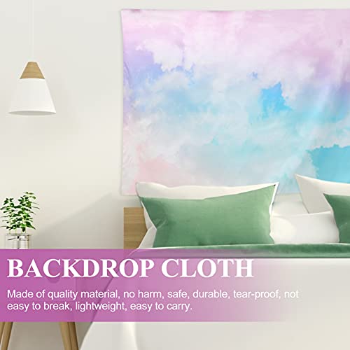 Lurrose Nuvem Céu Fotografia Cenário Tapeçaria Para Decoração Da Festa De Dos Namorados