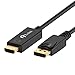 Produktbild Rankie Verbindungskabel Displayport (DP) auf HDMI , 4K Auflösung Kabel, 3 m, Schwarz